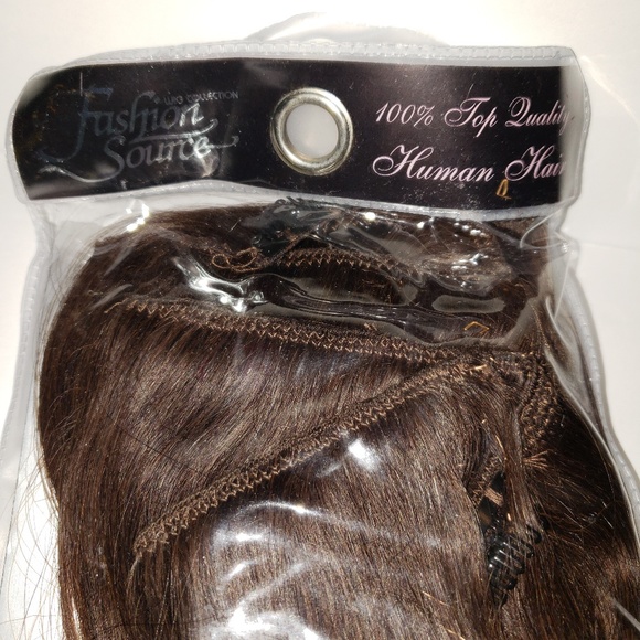 Fashion Source 100% Human Hair 14" inch Clip-Ins - Picture 3 of 6